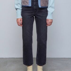 B Sides Louis High Slim in dark wash indigo